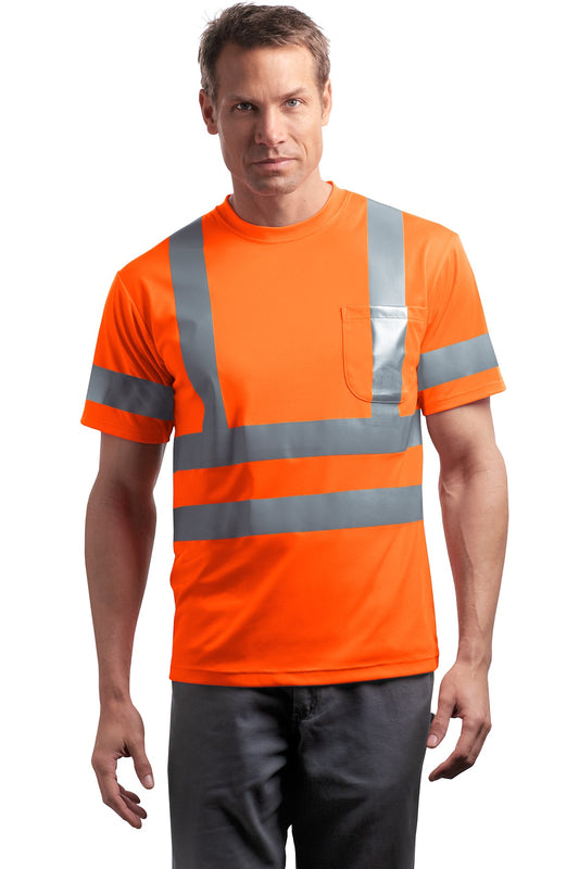 CornerStone ®  - ANSI 107 Class 3 Short Sleeve Snag-Resistant Reflective T-Shirt. CS408