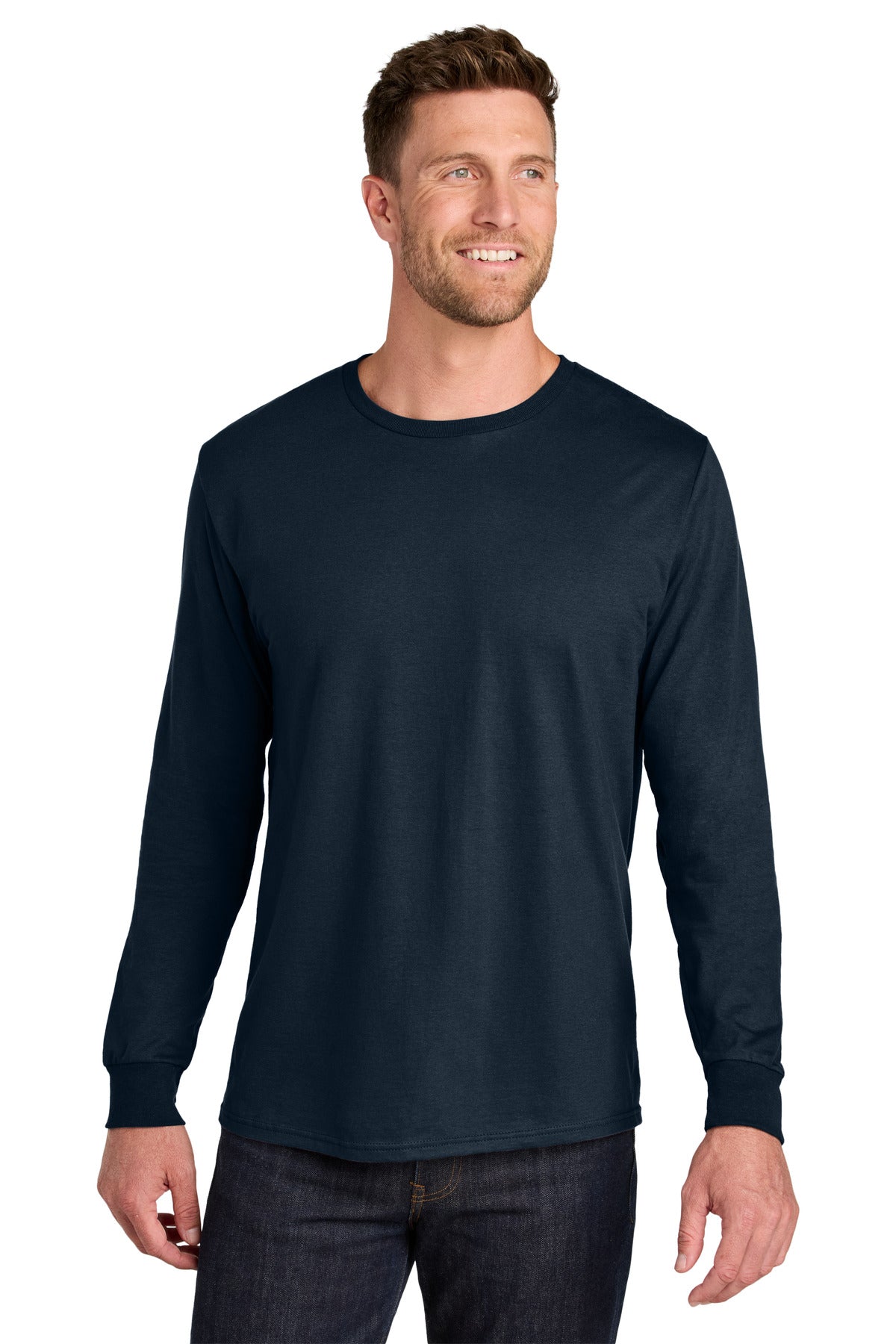 Jerzees Ultimate ™  Unisex Ring Spun Long Sleeve T-Shirt IC46L