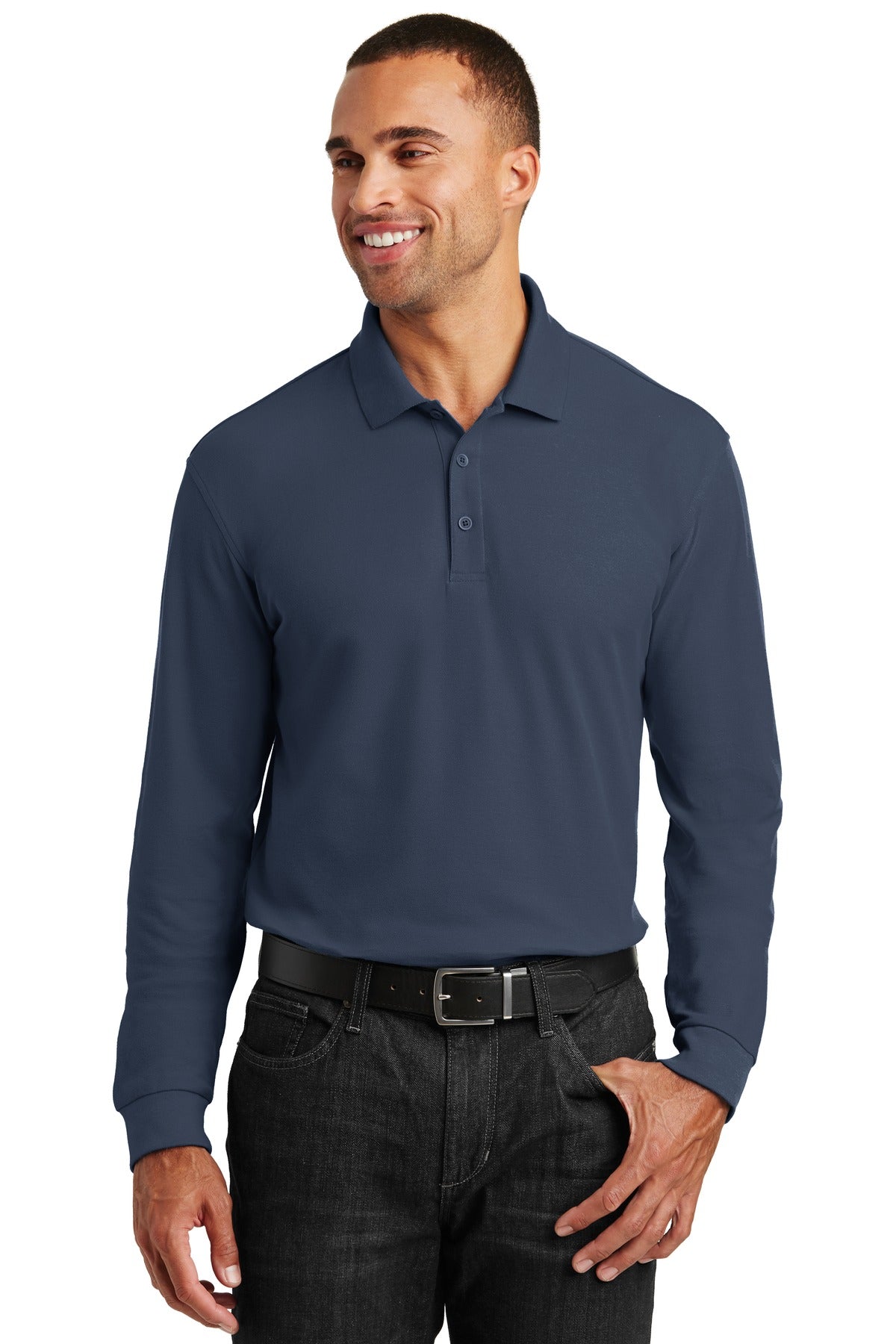 Port Authority ®  Long Sleeve Core Classic Pique Polo. K100LS