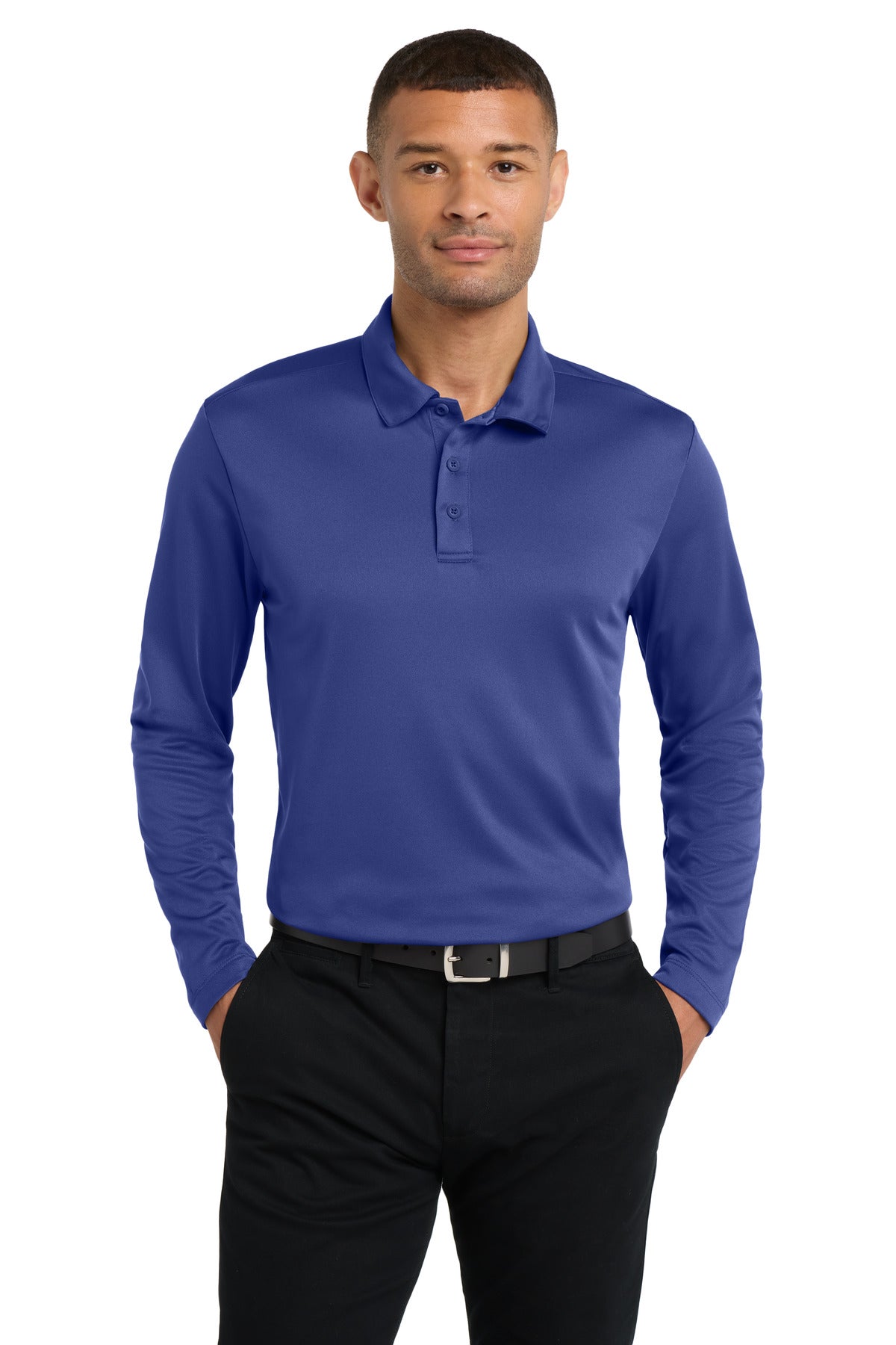 Port Authority ®  Silk Touch™ Performance Long Sleeve Polo. K540LS