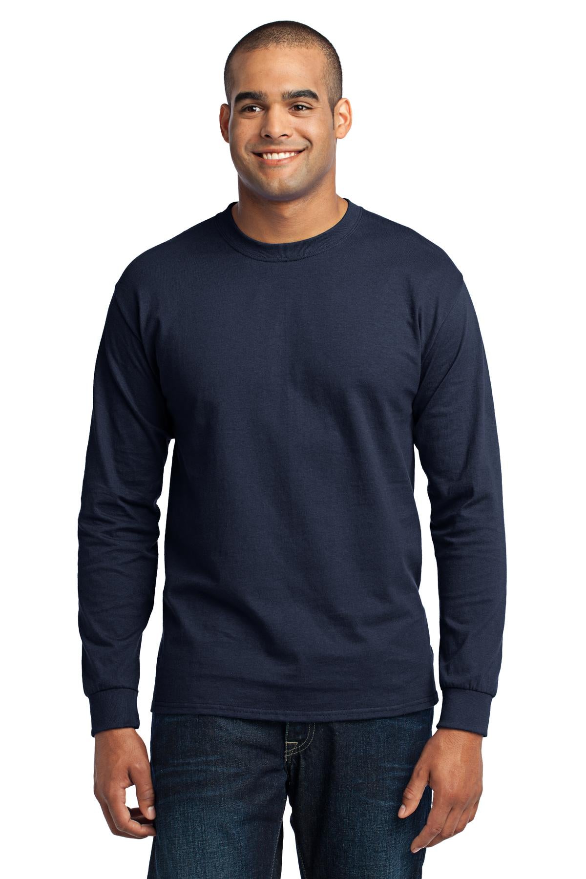 Port & Company ®  Tall Long Sleeve Core Blend Tee. PC55LST