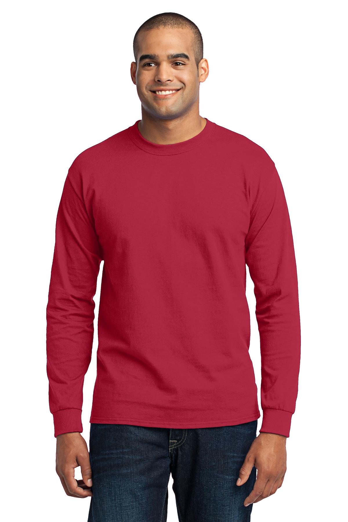 Port & Company ®  Tall Long Sleeve Core Blend Tee. PC55LST