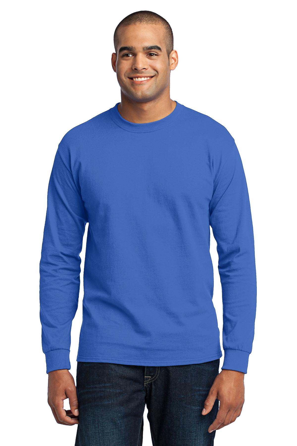 Port & Company ®  Tall Long Sleeve Core Blend Tee. PC55LST