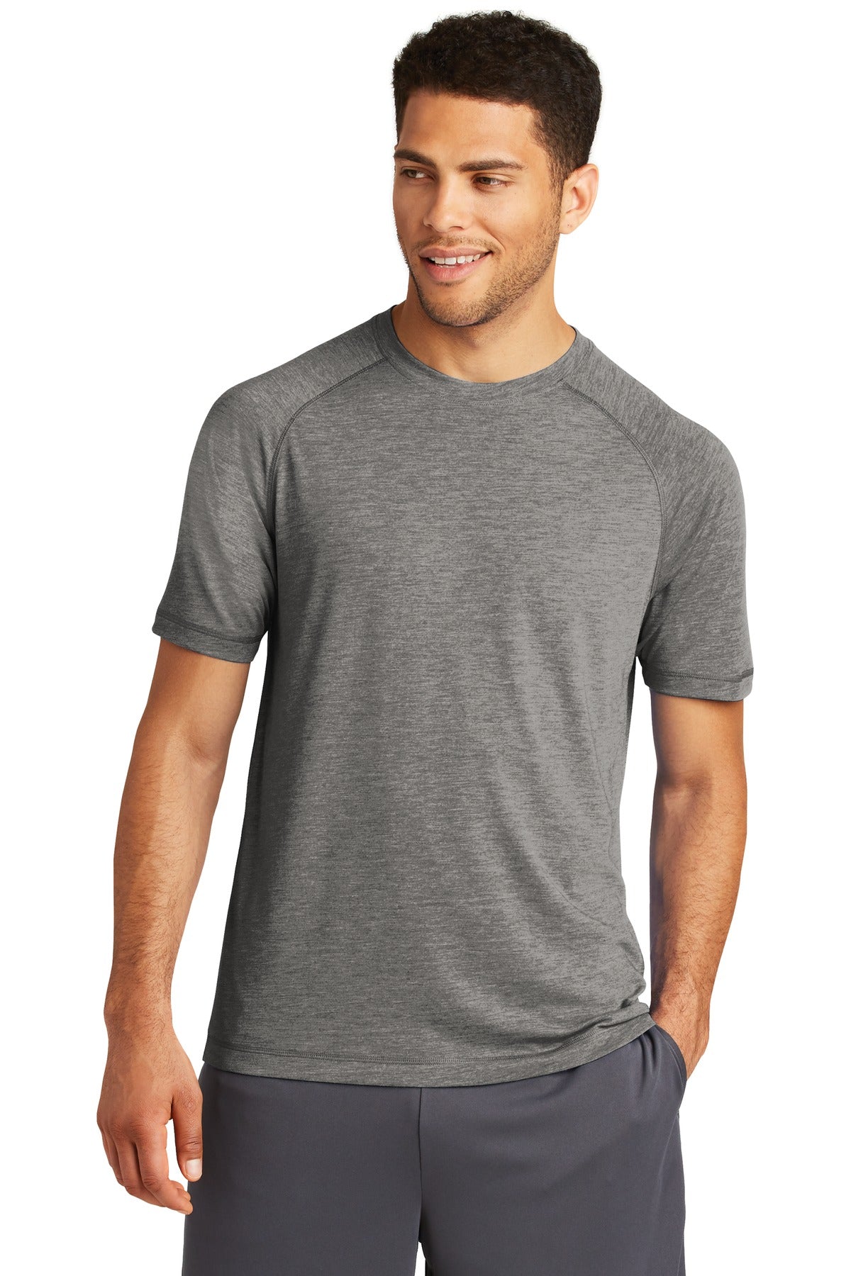 Sport-Tek  ®  PosiCharge  ®  Tri-Blend Wicking Raglan Tee. ST400