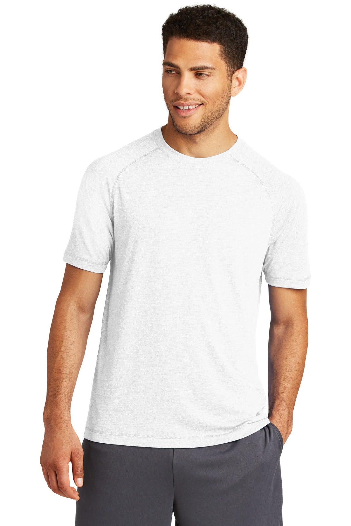 Sport-Tek  ®  PosiCharge  ®  Tri-Blend Wicking Raglan Tee. ST400